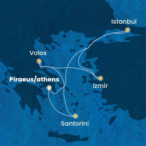 Trasa plavby CPA-ATH06A06