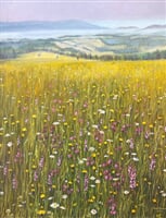 Alojzovské louky, olej na plátně,72 x 90 cm