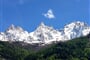 Mont Blanc a Ženevské jezero