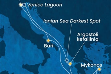 Costa Deliziosa - Itálie, Řecko (z Benátek)