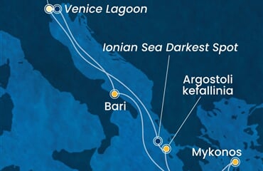 Costa Deliziosa - Itálie, Řecko (z Benátek)
