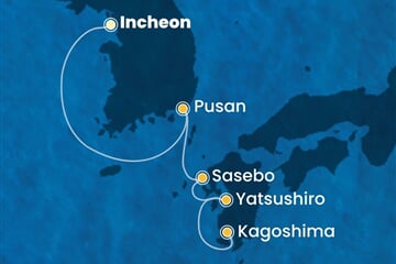 Costa Serena - Jižní Korea, Japonsko