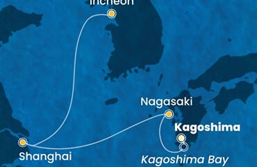 Costa Serena - Japonsko, Čína, Jižní Korea (Kagoshima)