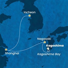 Costa Serena - Japonsko, Čína, Jižní Korea (Kagoshima)