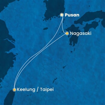 Trasa plavby CSE-PUS05A13