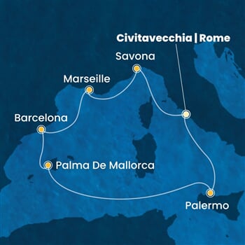 Trasa plavby CTO-CIV07AB9