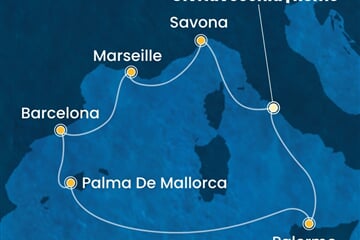 Costa Toscana - Itálie, Francie, Španělsko