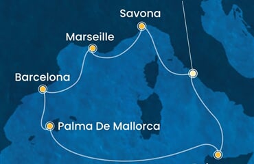 Costa Toscana - Itálie, Francie, Španělsko