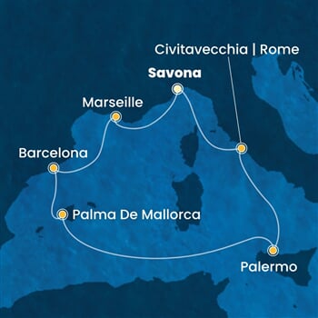 Trasa plavby CTO-SVN07AA2