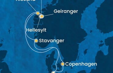 Costa Diadema - Německo, Dánsko, Norsko (z Kielu)