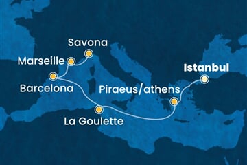 Costa Fortuna - Turecko, Řecko, Tunisko, Španělsko, Francie, ... (Istanbul)