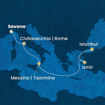 Trasa plavby CFO-SVN06A3H