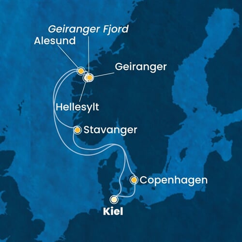 Trasa plavby CDI-KEL07A32