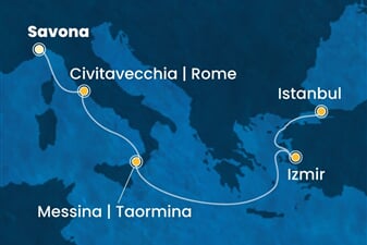 Costa Fortuna - Itálie, Turecko (ze Savony)