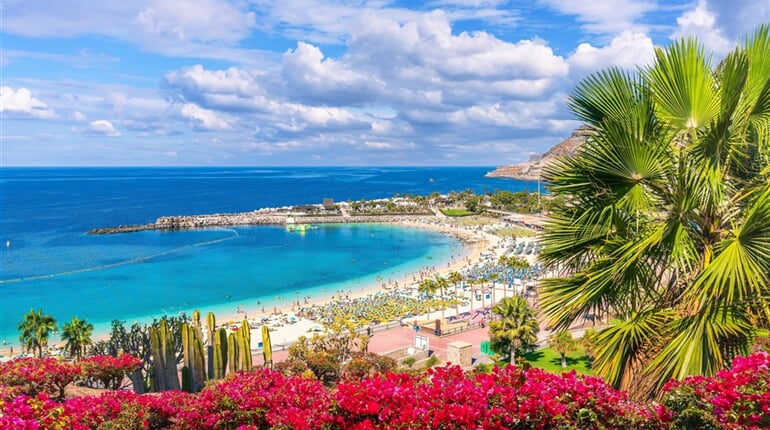 Španělsko - pláž Amadores na Gran Canaria