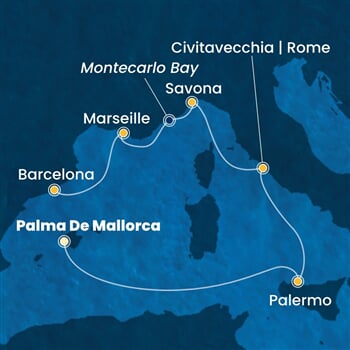 Trasa plavby CTO-PMI06A0E