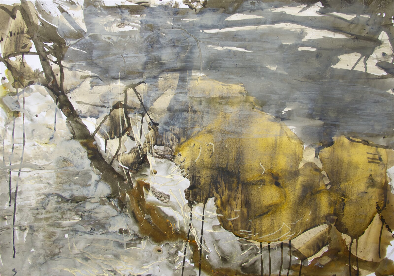Adéla Topolová: Z vody, 70 × 100 cm