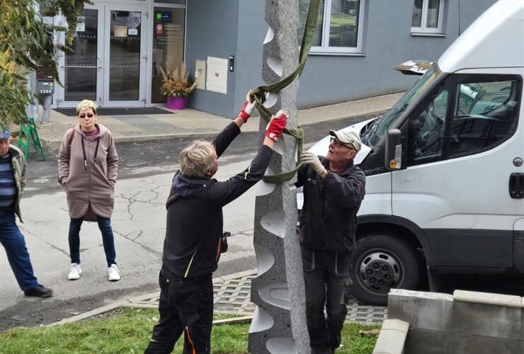 instalace díla Petra Mináře