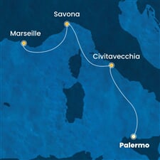 Costa Smeralda - Itálie, Francie (Palermo)