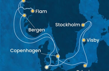 Costa Diadema - Německo, Dánsko, Norsko, Polsko, Švédsko (z Kielu)