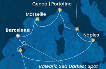 Costa Toscana - Španělsko, Itálie, Francie (z Barcelony)