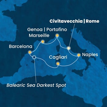 Trasa plavby CTO-CIV07ABE