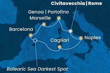 Costa Toscana - Francie, Španělsko, Itálie