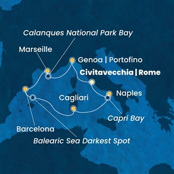 Trasa plavby CTO-CIV07ABF