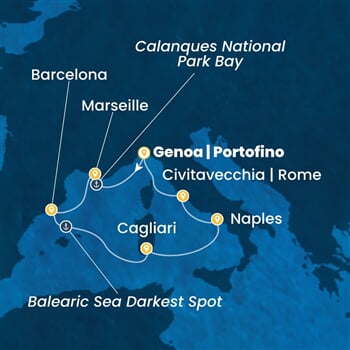 Trasa plavby CTO-GOA07A3D