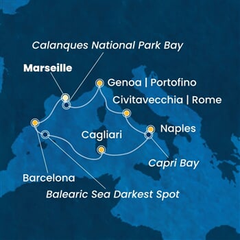 Trasa plavby CTO-MRS07AB0