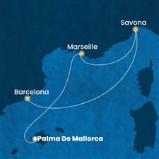 Costa Diadema - Španělsko, Francie, Itálie (Palma de Mallorca)