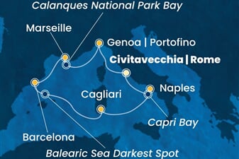 Costa Toscana - Francie, Španělsko, Itálie