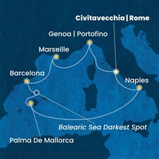 Costa Toscana - Francie, Španělsko, Itálie (z Civitavecchie)