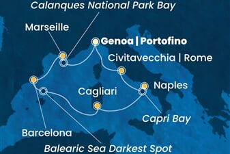 Costa Toscana - Francie, Španělsko, Itálie