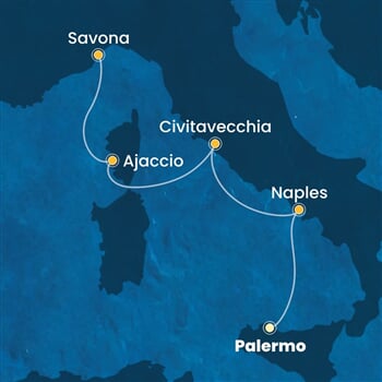 Trasa plavby CFS-PMO04A0H