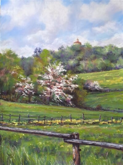 Krajina pastel 3