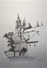 Pohled na Hrad z Klárova