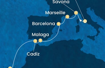 Costa Smeralda - Itálie, Francie, Španělsko