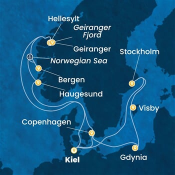 Trasa plavby CDI-KEL14A04