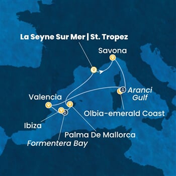 Trasa plavby CFS-YNE07A2P