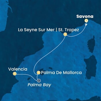 Trasa plavby CPA-SVN03A33