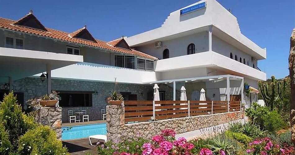 Hotel Naiades Almiros River - Agios Nikolaos: fotografie vybavení exteriérů a interiérů ubytování.