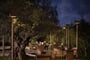 Večerní atmosféra v restauraci Sa Mesa, Chia, Sardinie