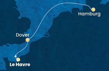 Costa Favolosa - Francie, Velká Británie, Německo (Le Havre)