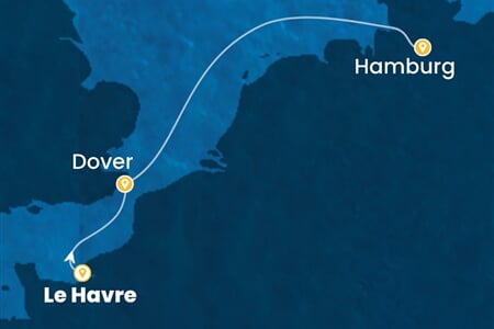 Costa Favolosa - Francie, Velká Británie, Německo (Le Havre)