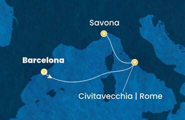 Costa Smeralda - Španělsko, Itálie (z Barcelony)