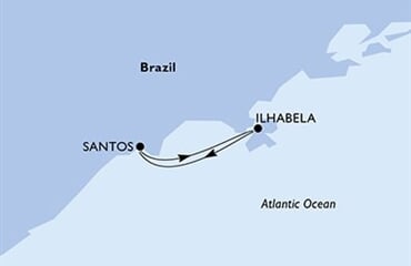 MSC Divina - Brazílie (Santos)