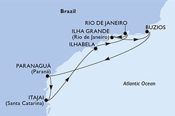 MSC MUSICA - Brazília (az Itajai-ből)