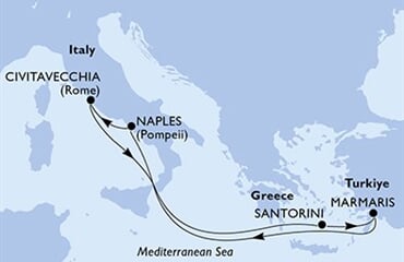 MSC Divina - Turecko, Itálie, Řecko (Marmaris)