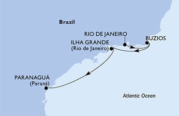 MSC Musica - Brazílie (z Rio de Janeira)